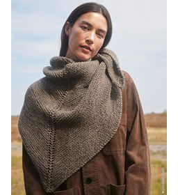 Driehoekige stola gemaakt van Lana Grossa Alta Moda Cashmere 16