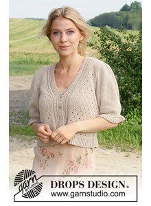 Damesvest met pofmouwtjes