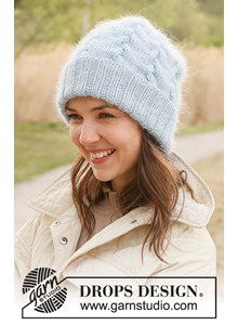 Damesmuts met kabelpatroon