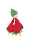 Haakpatroon Baby Blankie Christmas Lovey van andere kant