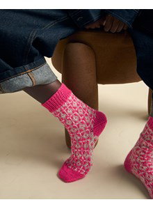 sokken Elyo in mozaiek patroon