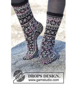 Sokken met Noors patroon