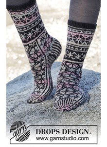 Sokken met Noors patroon