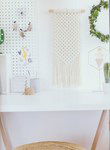 Macrame patroon Wandkleed
