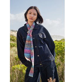 Sjaal Salt Mist gemaakt van Lang Yarns Wooladdicts Move