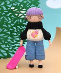 Haakpatroon Oma met skateboard van Lula en co