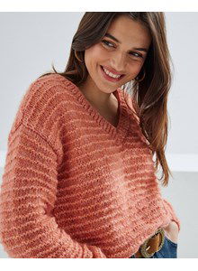 Eenvoudig te breien damestrui