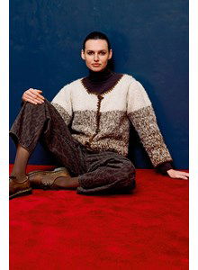 Vest met gehaakte rand