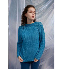 Damestrui in rijstpatroon gemaakt van Lang Yarns Fortuna