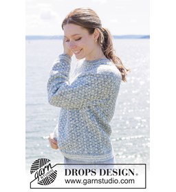 damestrui met IJslands patroon Blueberry Biscuit Sweater gemaakt van Naaiartikelen