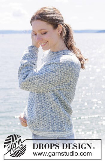 damestrui met IJslands patroon Blueberry Biscuit Sweater