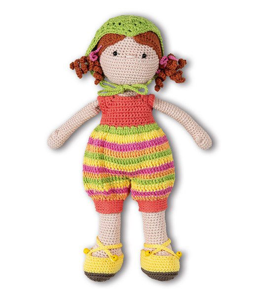 Haakpatroon Meisjes pop in korte broek