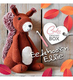 Gehaakte eekhoorn gemaakt van Neuzen