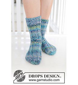 Diepzee Parade Sokken gemaakt van Drops Fabel