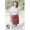 Rok Autumn Wink Skirt gemaakt van Drops Lima