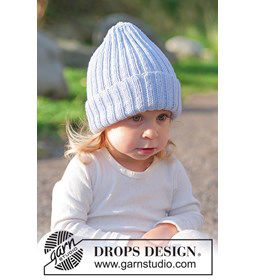 Little Cloud Hat gemaakt van Drops Baby Merino