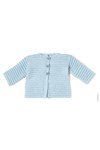 Breipatroon Summer Softness babyvest van andere kant