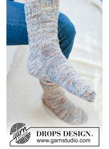 Warme wollen herensokken met ruitvormige hiel breien