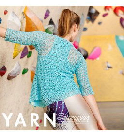 Dames vest gemaakt van Scheepjes Whirlette