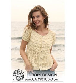 Vest gemaakt van Drops Baby Merino