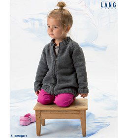 Vest gemaakt van Lang Yarns Omega plus (op=op)