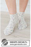 Breipatroon Sprinkle Twist Socks van andere kant