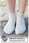 Breipatroon Sprinkle Twist Socks van andere kant