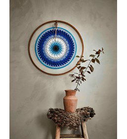 Mandala gemaakt van Scheepjes Cahlista