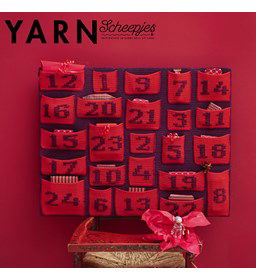 Adventskalender gemaakt van Scheepjes Catona 50 - 100 gram