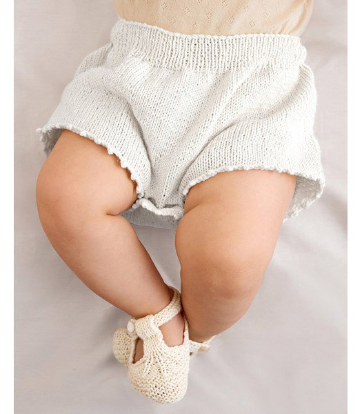 Breipatroon Pofbroekje met muizentandrand