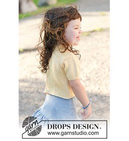 Sunshine Sprout Top gemaakt van Drops Cotton Merino