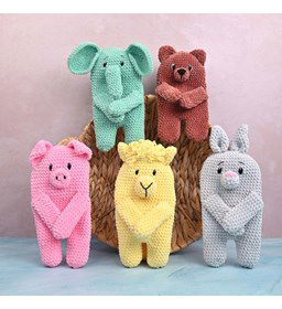 Zorgenvriendjes etui gemaakt van Boeken poppen en dieren