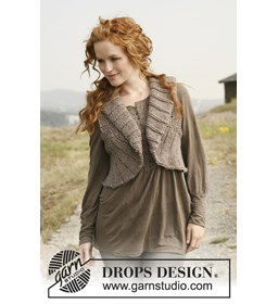 Bolero gemaakt van Drops Snow - Eskimo