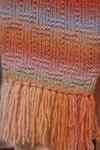 Breipatroon Brede sjaal met franjes van andere kant
