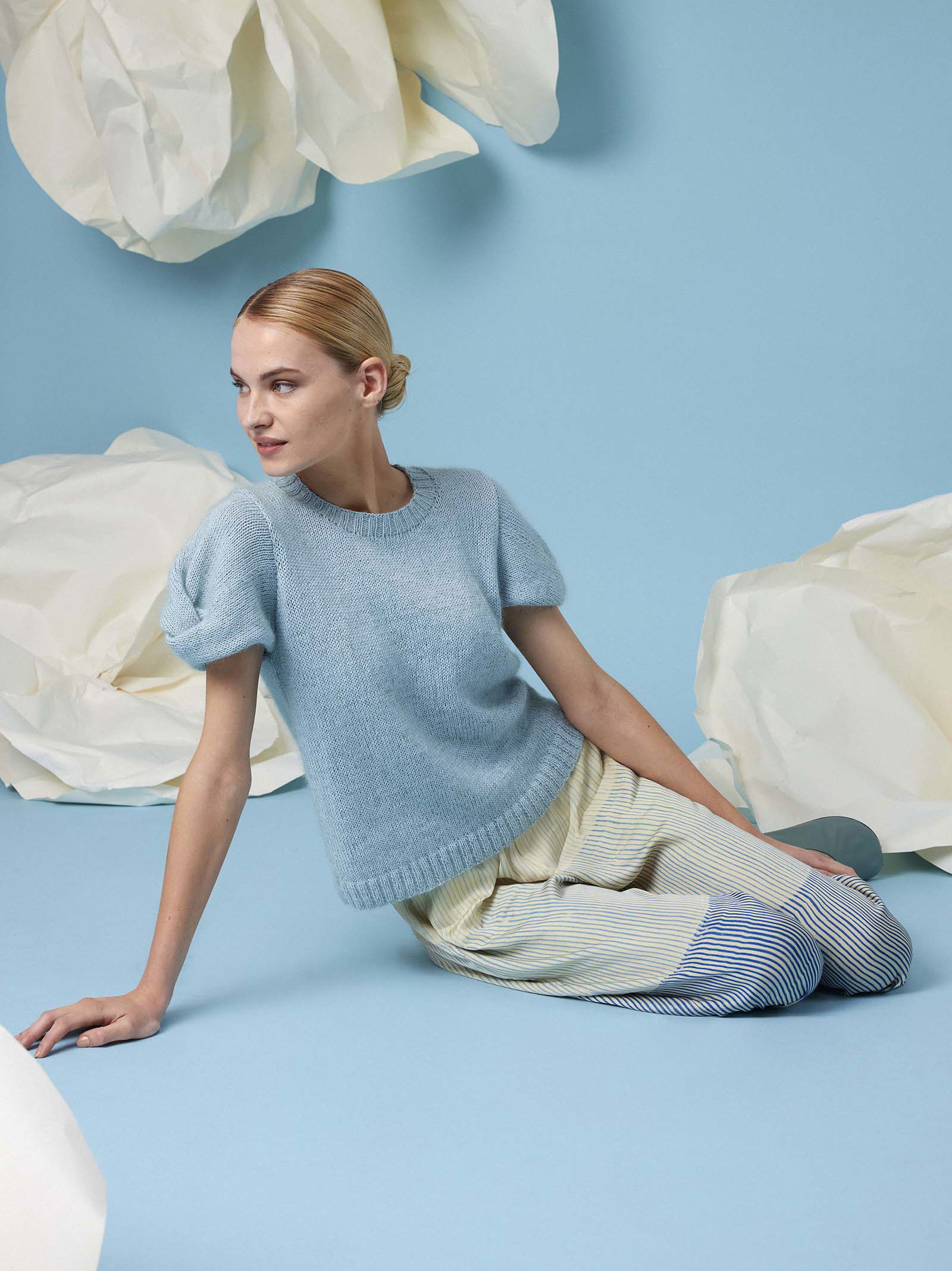 Lang Yars breipatroon Olea, een luxe ....