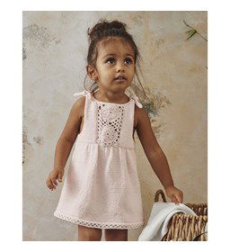 Meisjes jurk gemaakt van Phildar Phil Ocean