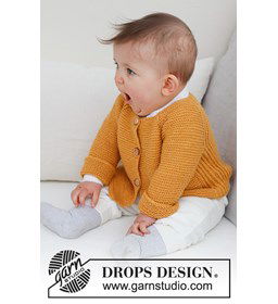 Babyvest Happy Sunflower gemaakt van Drops Nord