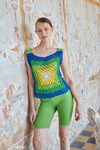 Haakpatroon Damestop in Granny Square