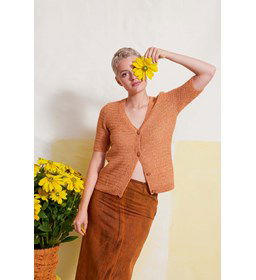 Vest met korte mouwen gemaakt van Lang Yarns Vaya