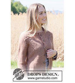 Damesvest met bobbels gemaakt van knopen