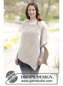 Gebreide poncho