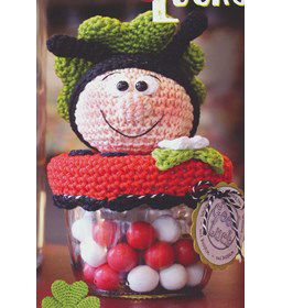 Geluks lieveheersbeestje gemaakt van Scheepjes Maxi Sweet Treat