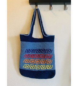 Gehaakte tas Mighty gemaakt van Scheepjes Cahlista