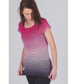 Shirt voor vrouw gemaakt van Scheepjes Whirl