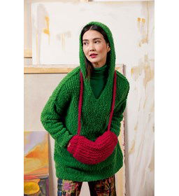 Mof aan halskoord gemaakt van Lang Yarns Phoenix