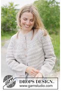 DROPS breipatroon First Light Cardigan, ....