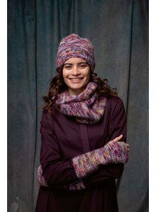 Polswarmers met ribbelpatroon