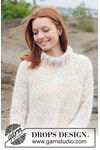 Breipatroon Birthday Sprinkles Sweater van andere kant