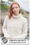 Breipatroon Birthday Sprinkles Sweater van andere kant