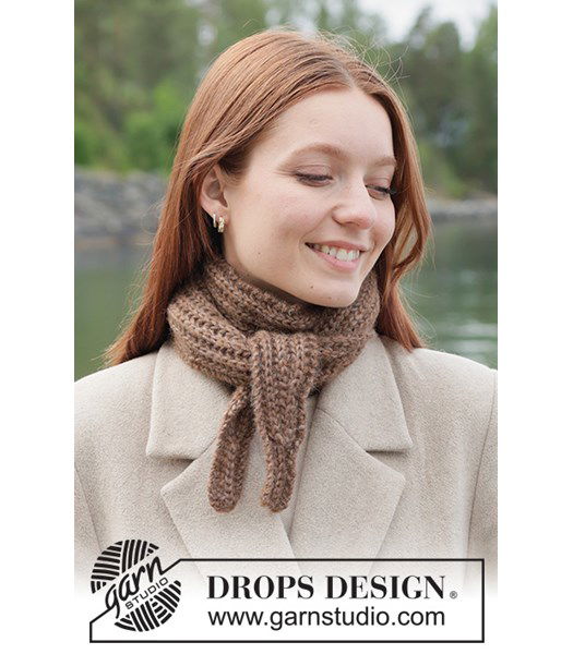 Breipatroon Sjaaltje Walnut Whirl Shawl